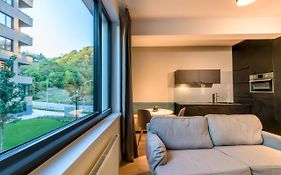 Bratislava Center, River Front, Private Parking Included